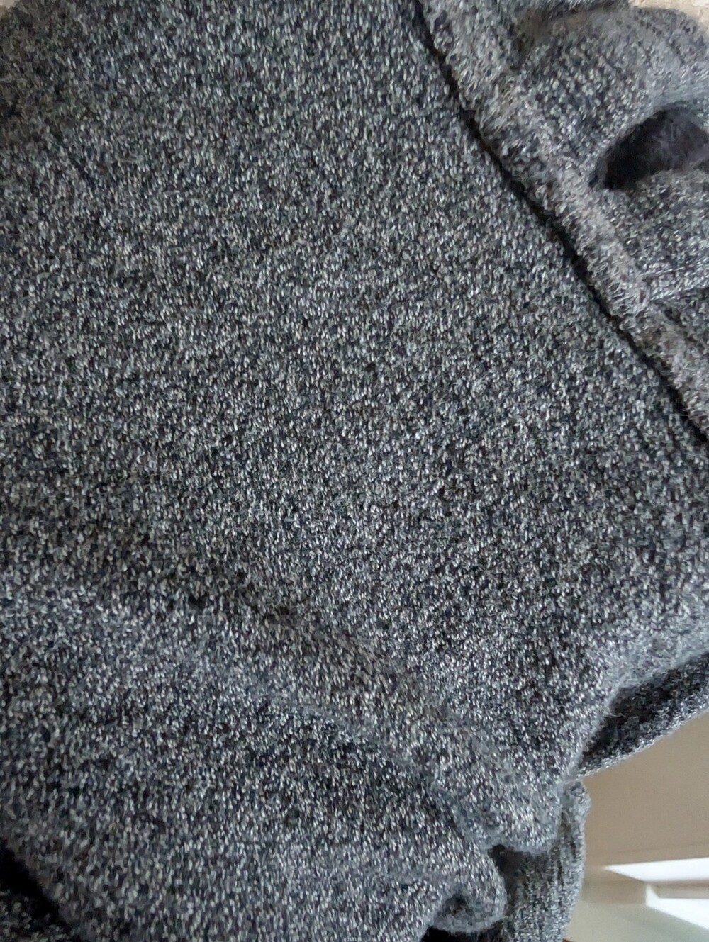 Madewell Tone Hoodie Sweatshirt 100% Cotton Dark Grey Terry Sz Small Loungewear image 4
